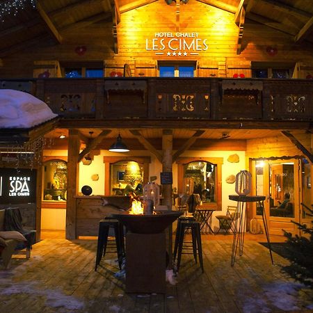 Chalet-Hotel Les Cimes Le Grand-Bornand Bagian luar foto