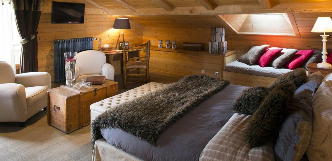 Chalet-Hotel Les Cimes Le Grand-Bornand Bagian luar foto