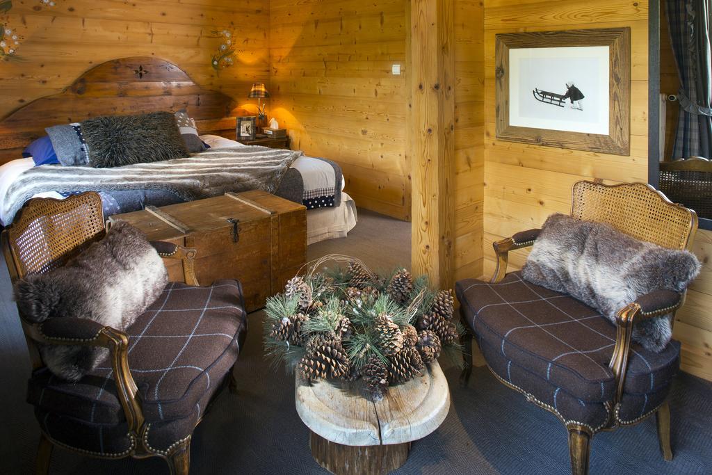 Chalet-Hotel Les Cimes Le Grand-Bornand Ruang foto